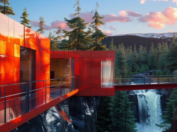 AI-generated architectural rendering by Damon Leverett.