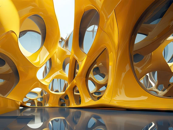 AI-generated architectural rendering by Damon Leverett.