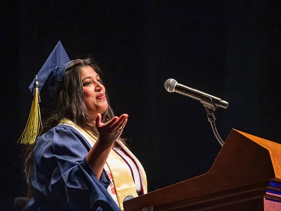 Student speaker