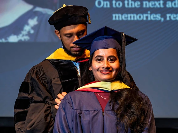 Master's hooding