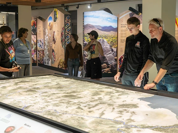 AI Core students and staff meet at Pima County Attractions and Tourism Visitor's Center