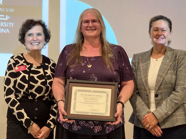 Provost Patricia Prelock, Senior Academic Advisor Shawna Matteson and Senior Vice Provost Jenna Rickus.
