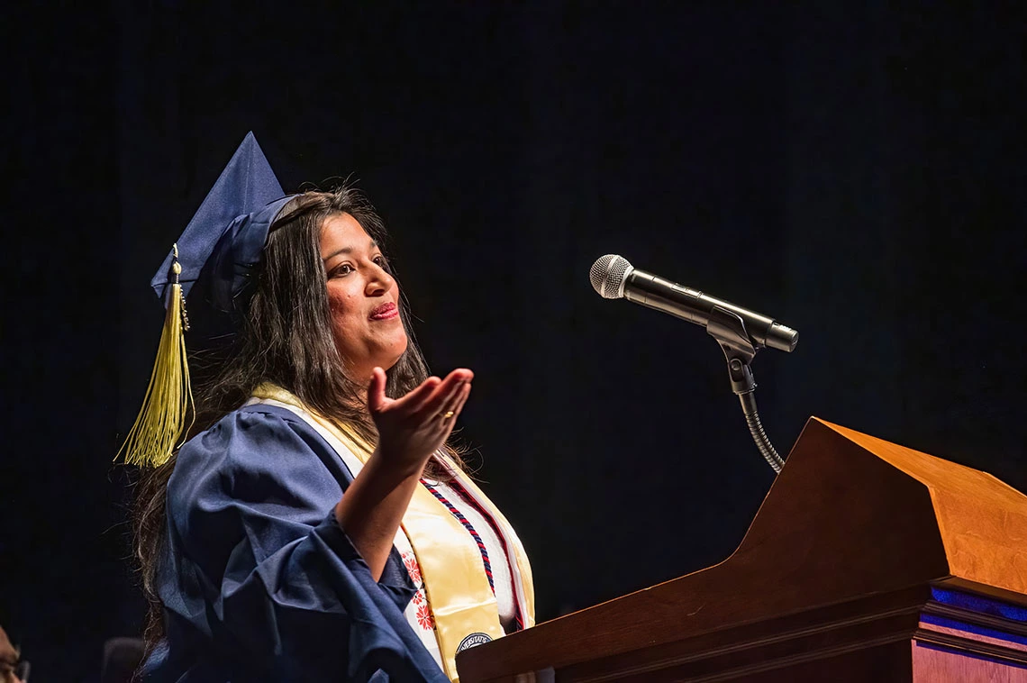 Student speaker