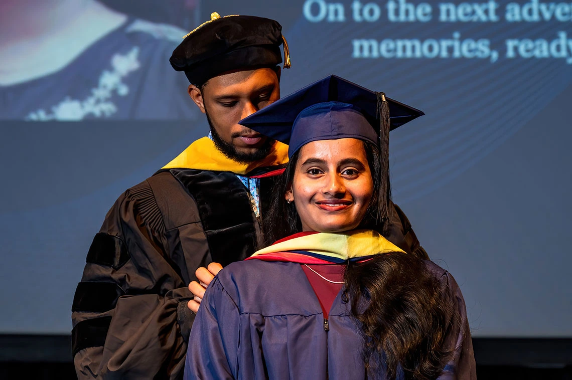 Master's hooding