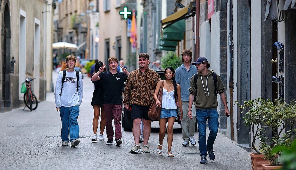 Students in Orvieto