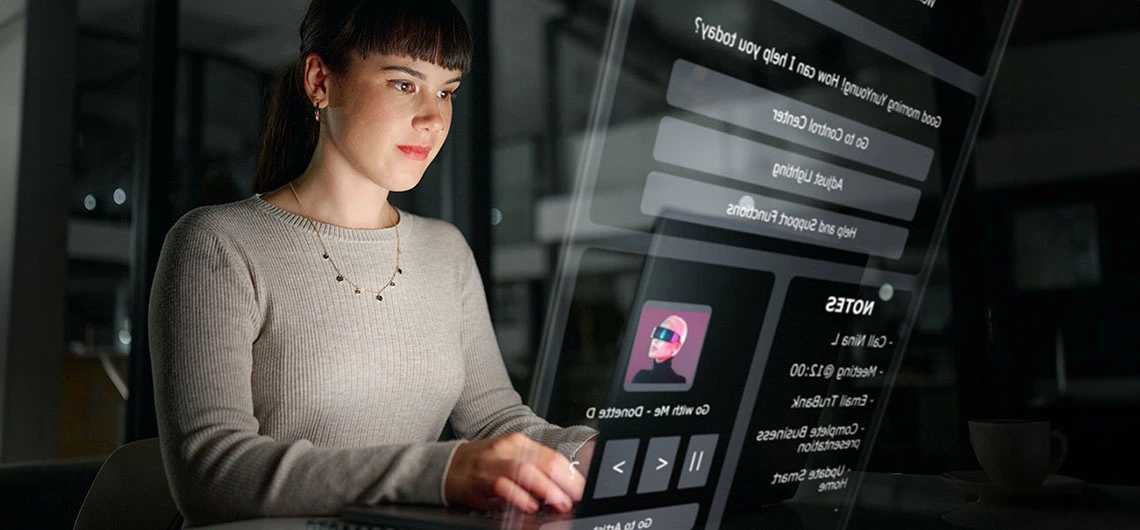 Female UX designer