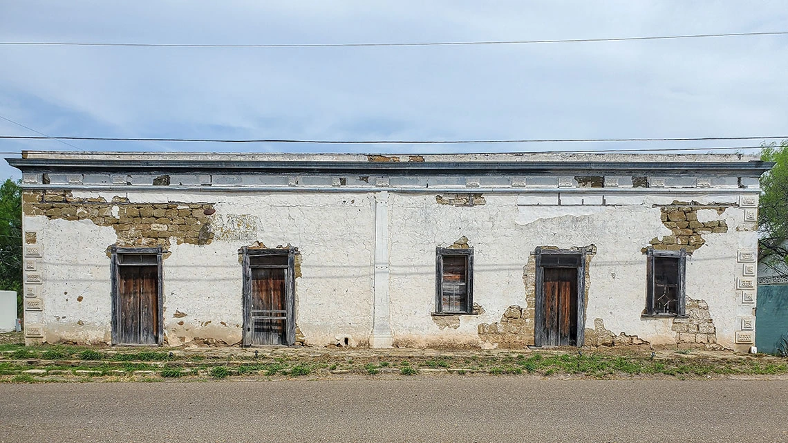 Amador Vela store in San Ygnacio, Texas