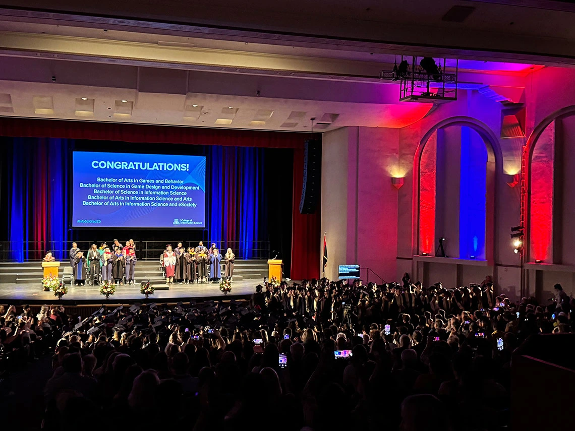 Congratulations on stage