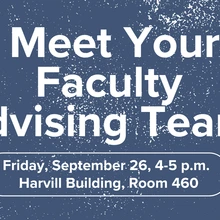 Meet Your Faculty Advising Team
