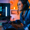 Female game design and development student