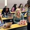 Diana Daly teaching in classroom