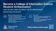 Become a College of Information Science Student Ambassador!