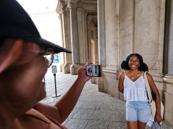 Students in Italy