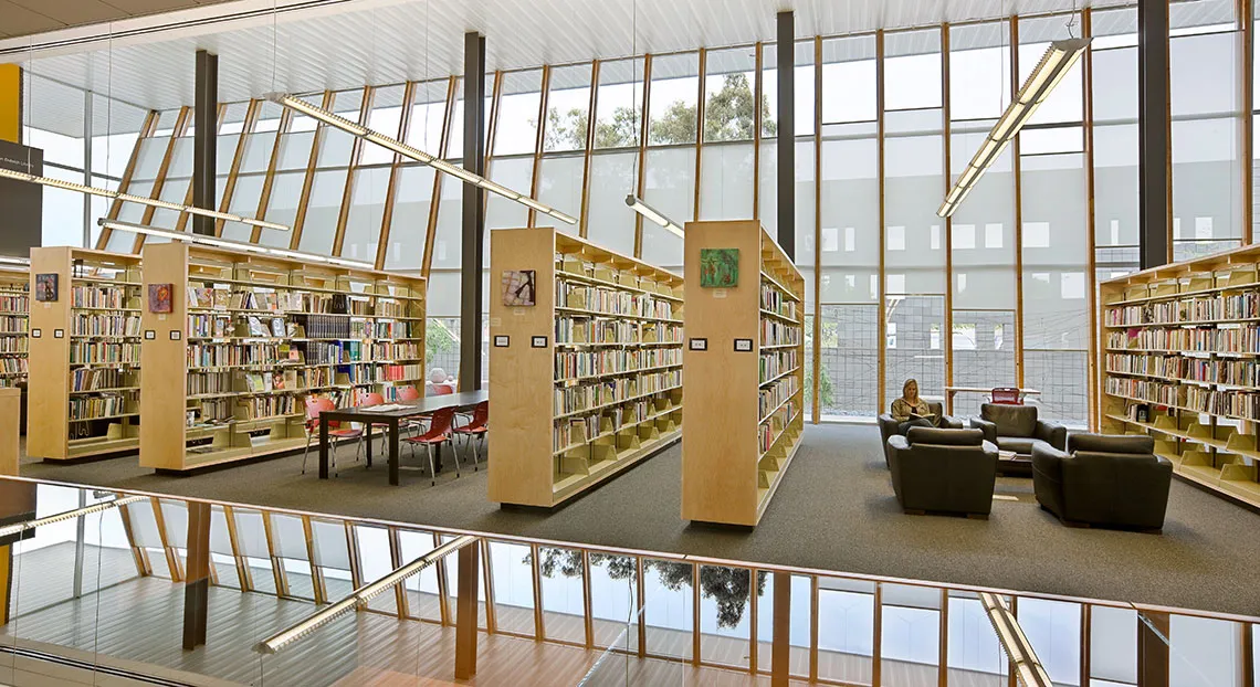 University of Arizona Poetry Center library and reading room