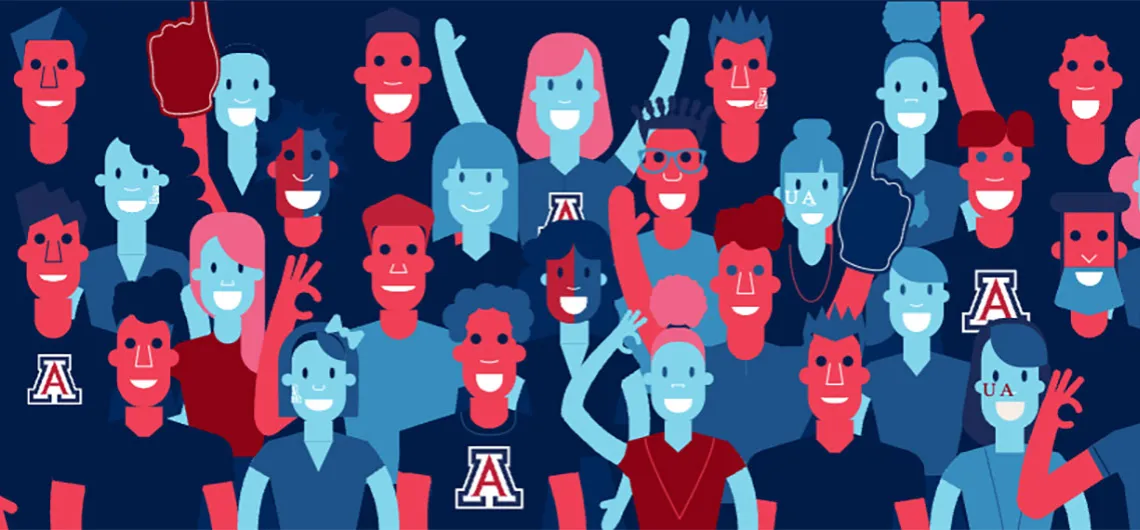 UArizona students illustration