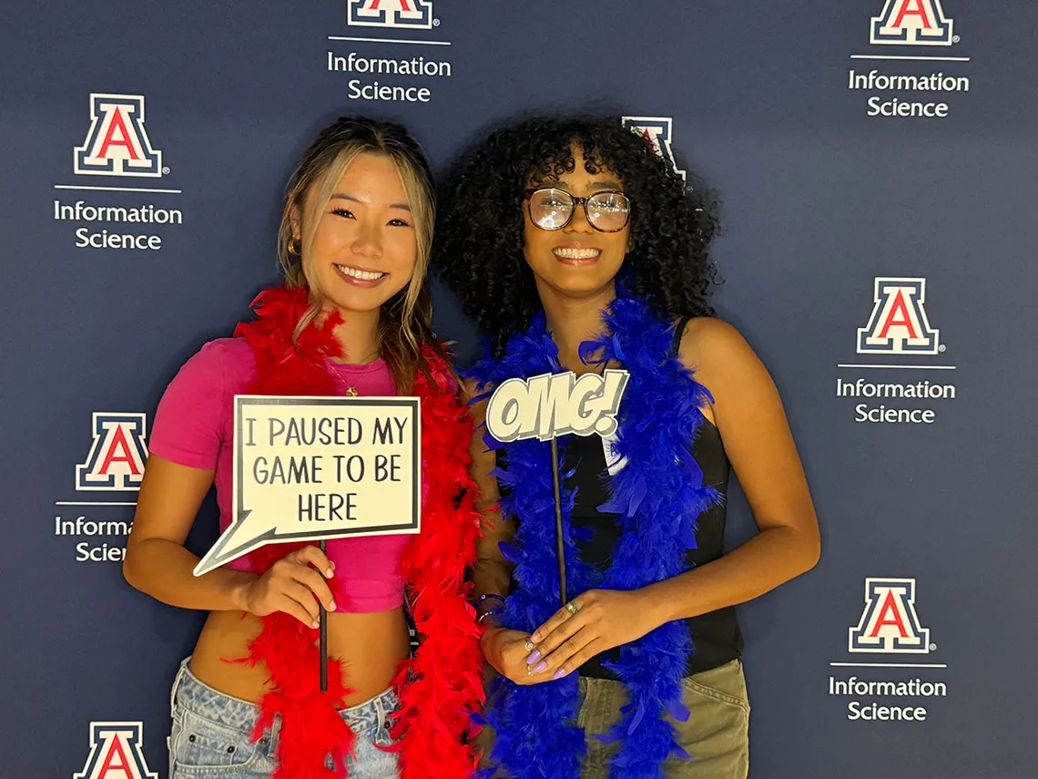 Smiling students