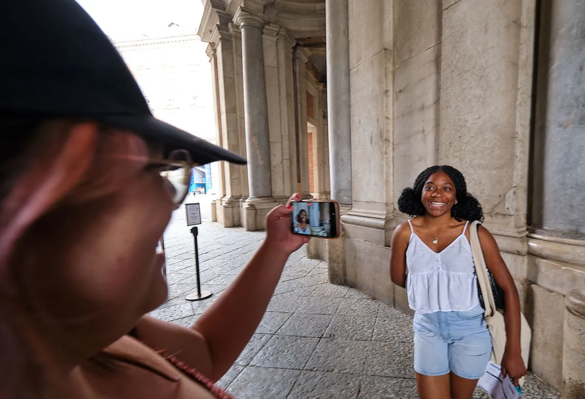 Students in Italy