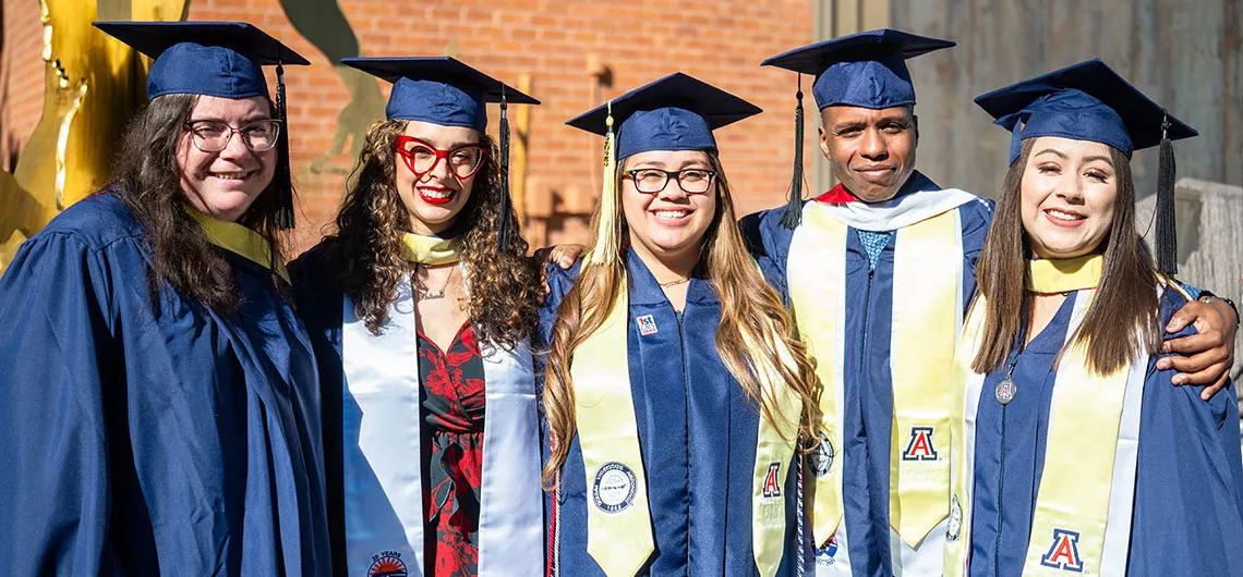 Knowledge River Scholars at graduation