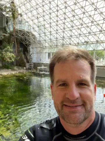 Winslow Burleson at Biosphere 2