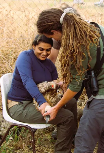 Nitika Sharma and vulture