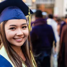 Smiling graduate